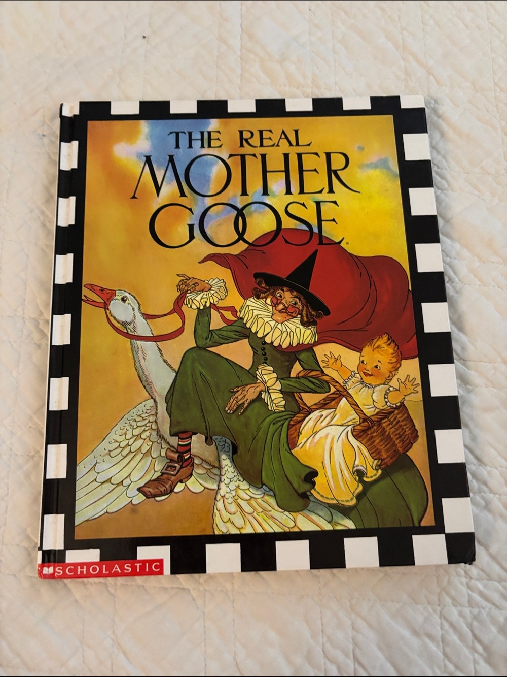 1994 Edition Scholastic The Real Mother Goose Nursery Rhyme Book